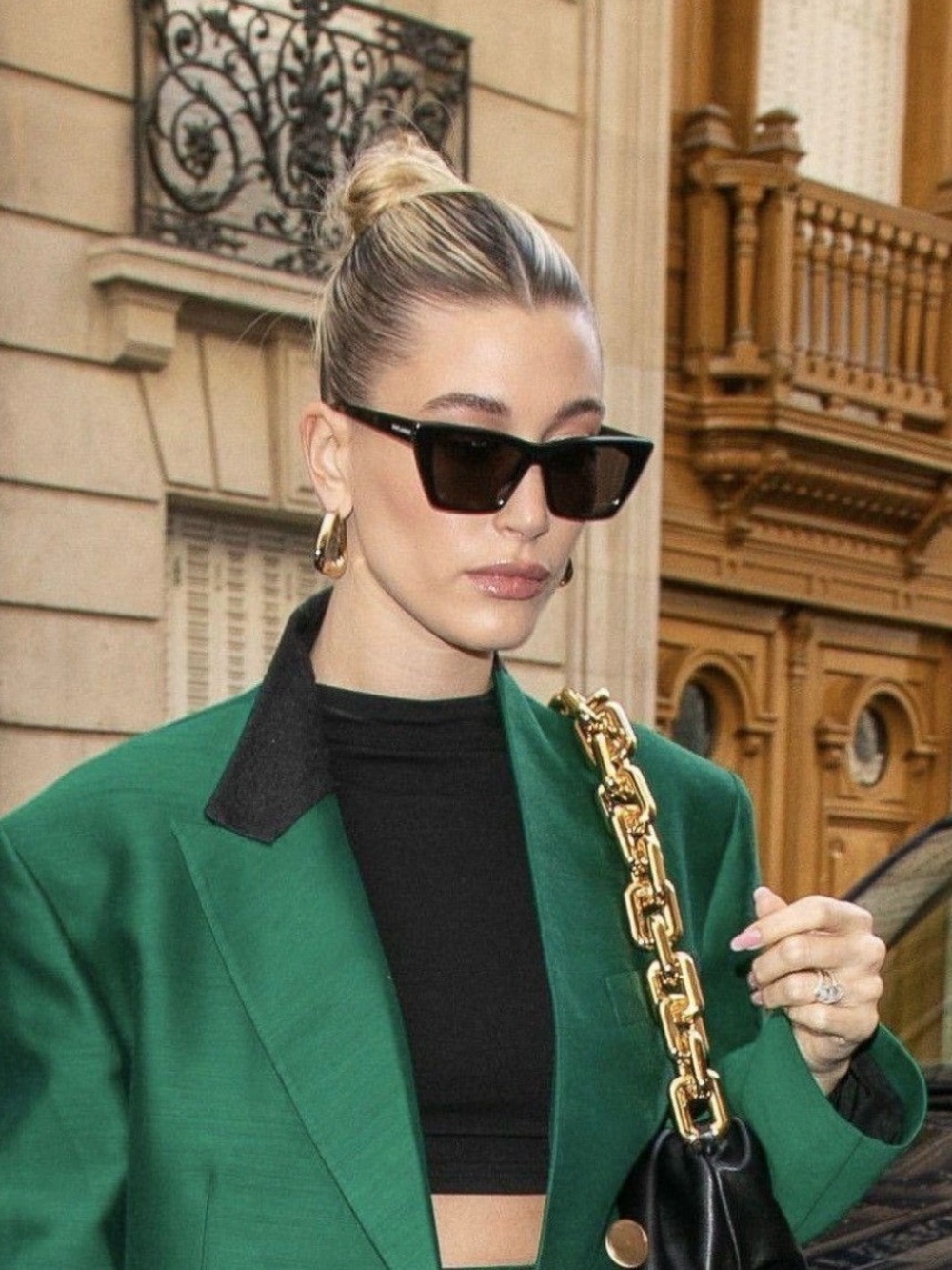 Saint Laurent SL 276 MICA Havana Tortoise Sunglasses - Hailey Bieber Favorite - Picture 7 of 7